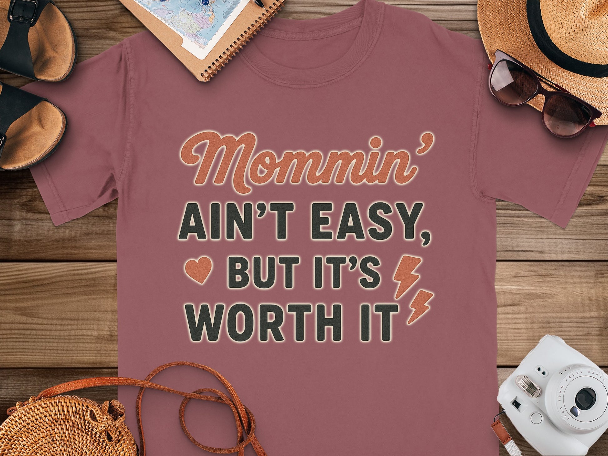 Chili- Mommin' Ain't Easy But It's Worth It T-shirt