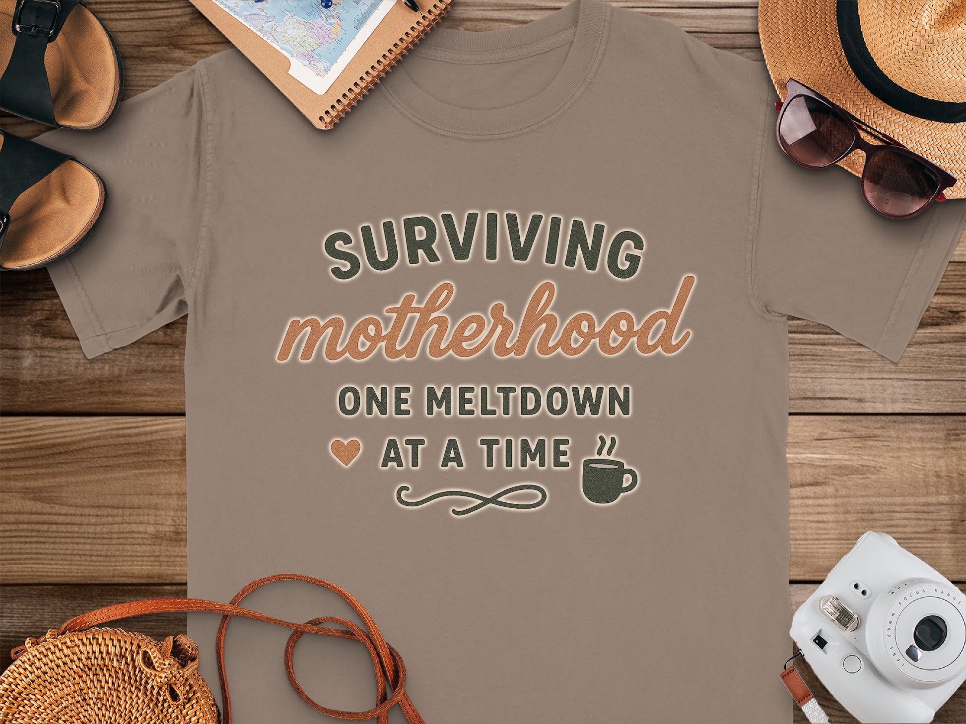 Espresso- Surviving Motherhood One Meltdown at a Time T-Shirt
