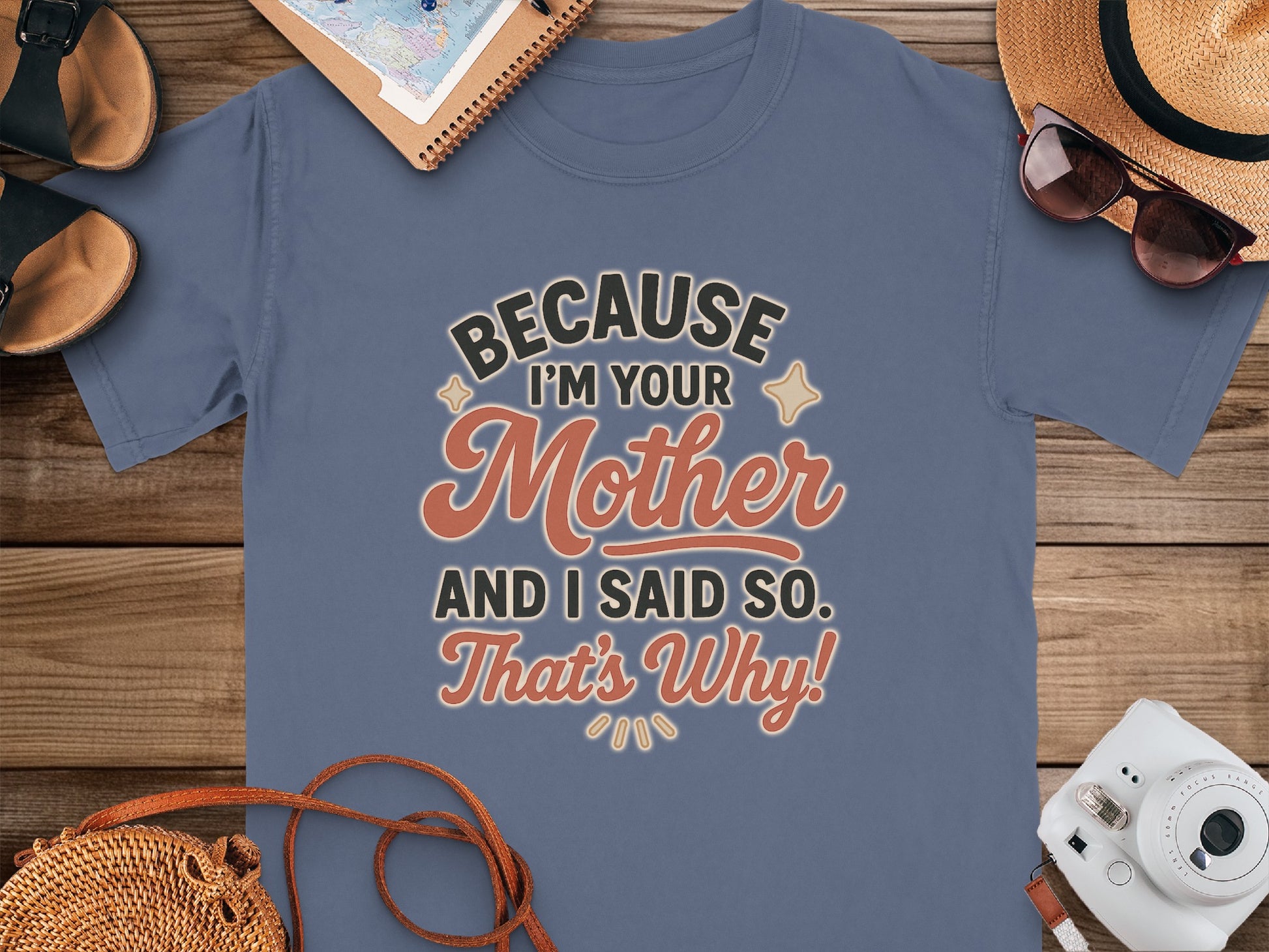 China Blue- Because I'm Your Mother and I Said So T-shirt