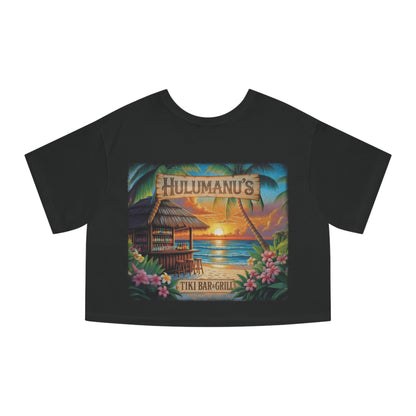 T-Shirt with Tropical Tiki Bar Design, Relaxed Summer Vibe, Perfect for Beach Lovers, Great Gift for Vacations, Casual Wear - Back Print