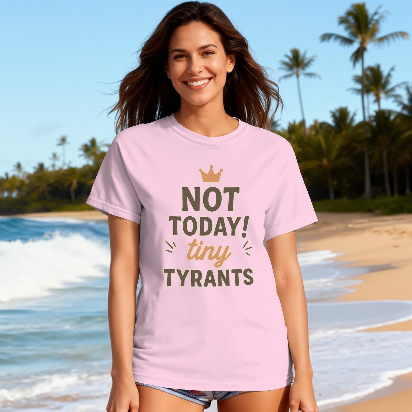 Blossom- Not Today Tiny Tyrants Graphic Printed T-Shirt