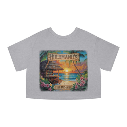 T-Shirt with Tropical Tiki Bar Design, Relaxed Summer Vibe, Perfect for Beach Lovers, Great Gift for Vacations, Casual Wear - Back Print