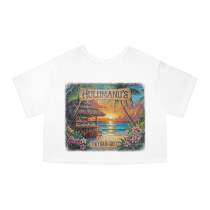 T-Shirt with Tropical Tiki Bar Design, Relaxed Summer Vibe, Perfect for Beach Lovers, Great Gift for Vacations, Casual Wear - Back Print