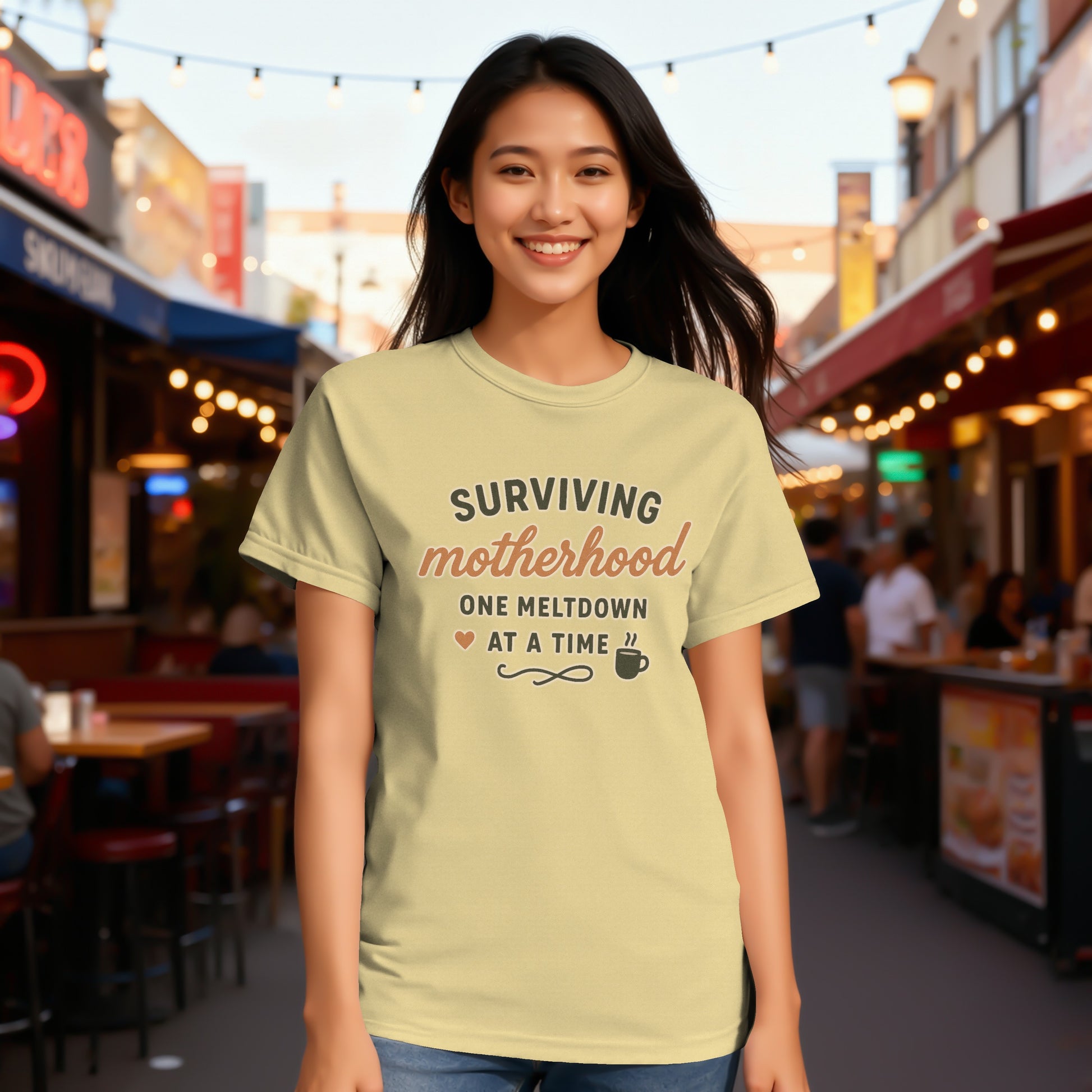 Butter- Surviving Motherhood One Meltdown at a Time T-shirt