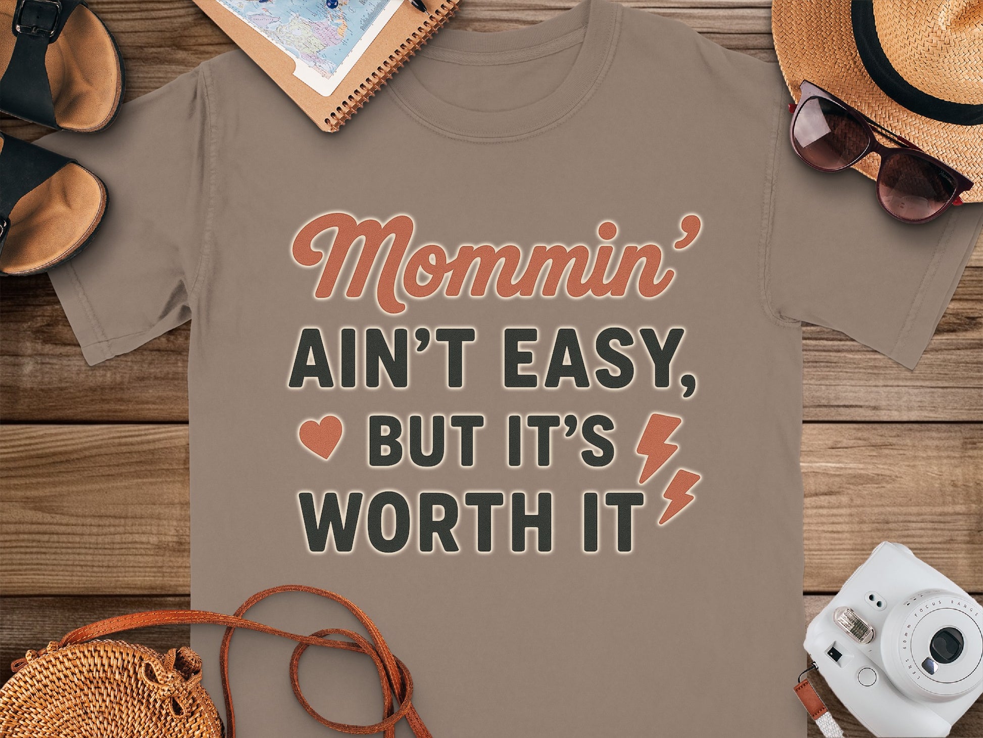 Espresso- Mommin' Ain't Easy But It's Worth It shirt