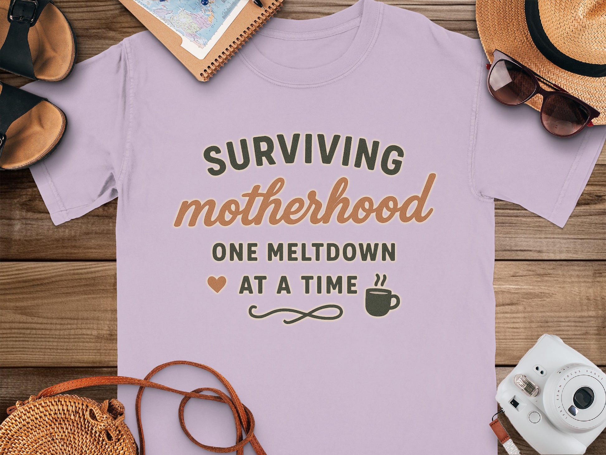 Orchid- Surviving Motherhood One Meltdown at a Time Shirt