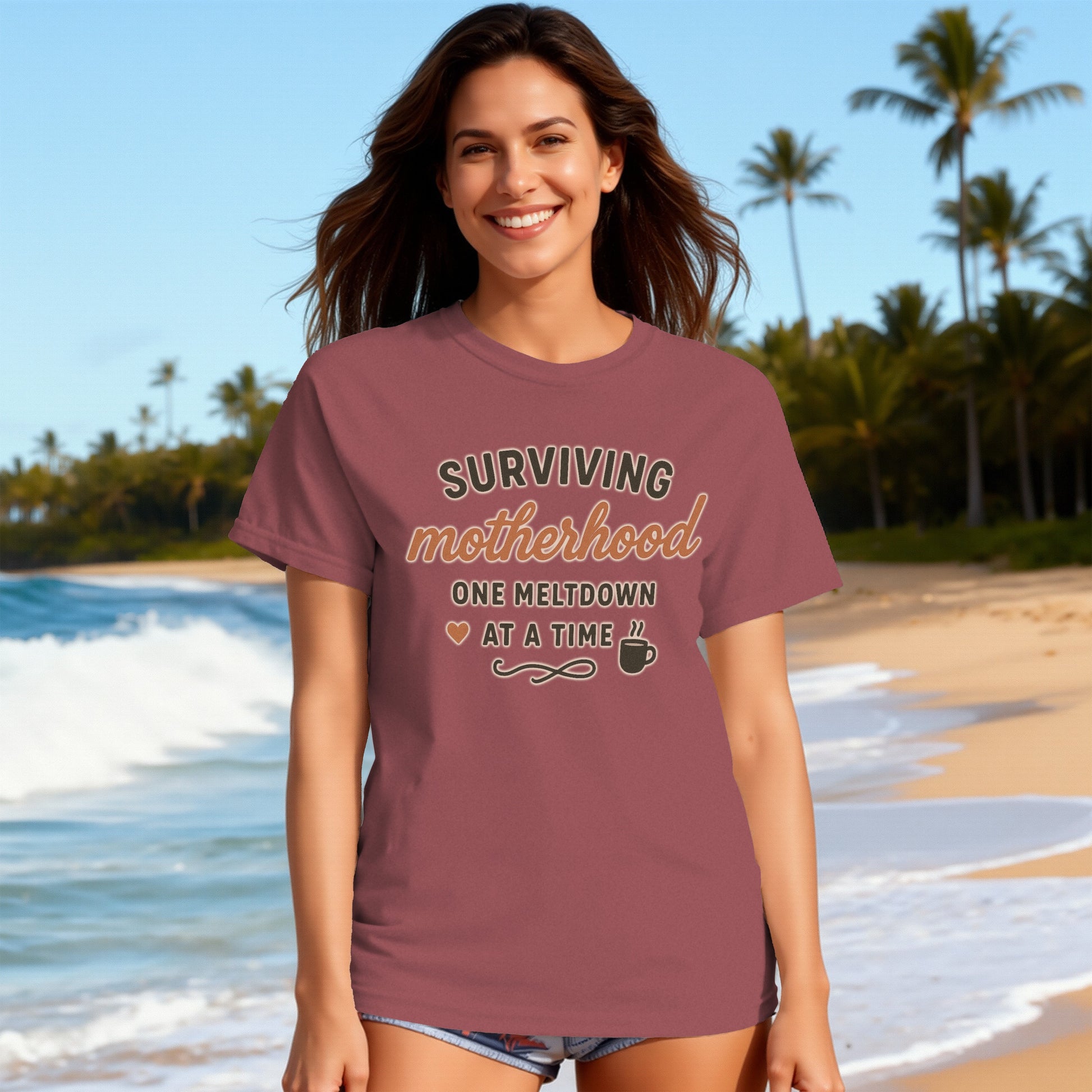 Chili- Surviving Motherhood One Meltdown At A Time T-Shirt
