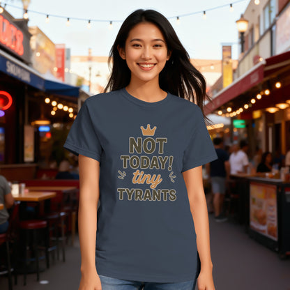 Navy- Not Today Tiny Tyrants Graphic T-shirt