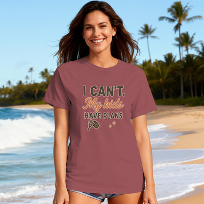 Chili- I Can't My Kids Have Plans Graphic T-Shirt