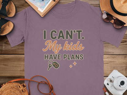 Berry- I Can't My Kids Have Plans Graphic T-Shirt