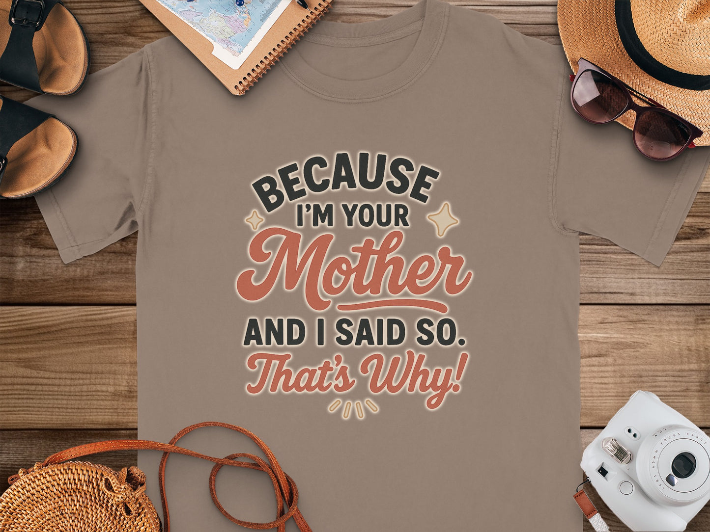 Espresso- Because I'm Your Mother and I Said So T-shirt