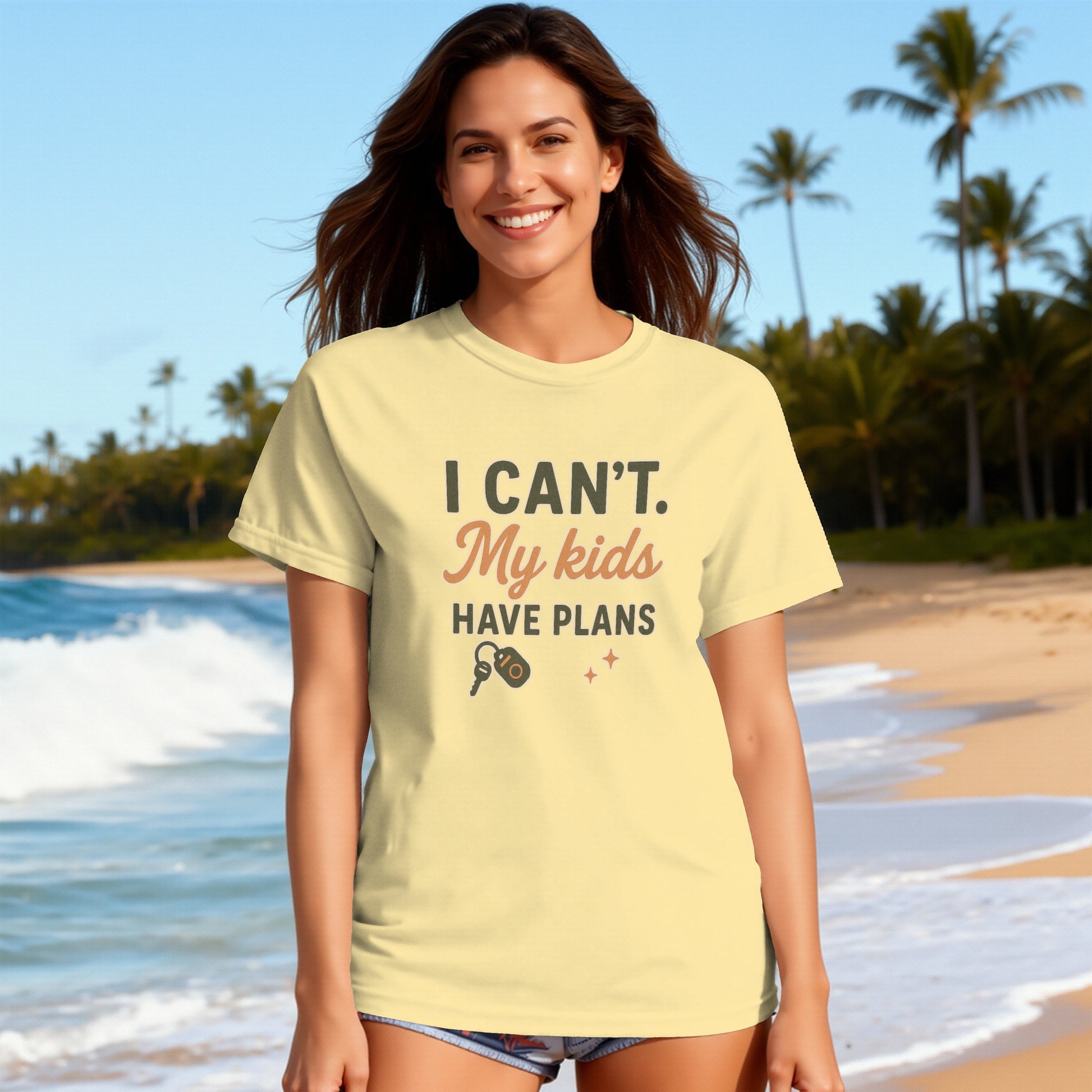 Butter- I CAN'T. My kids HAVE PLANS Printed T-Shirt
